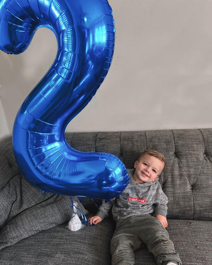 Number 27 Navy Blue Balloon - 40 Inch Birthday Decoration for 27th Celebration | Party Supplies