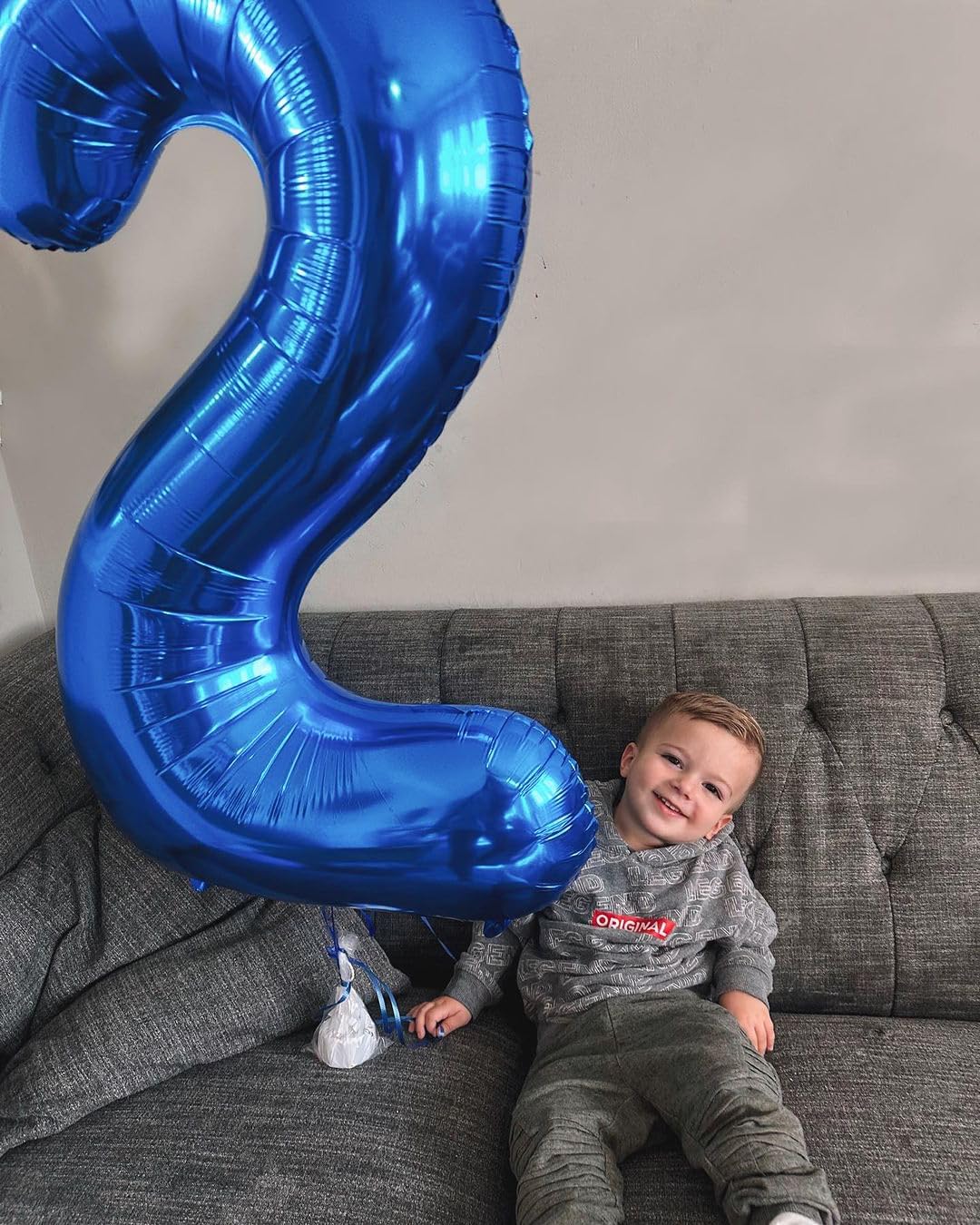 Number 23 Balloon - 40 Inch Navy Blue Birthday Decoration for 23rd Year Celebration