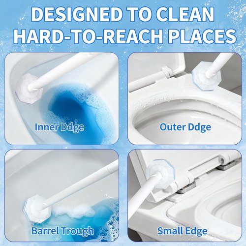 Clorox Toilet Wand Refills - 100 Count Disposable Cleaning Pads with 4X Power | Light Scent