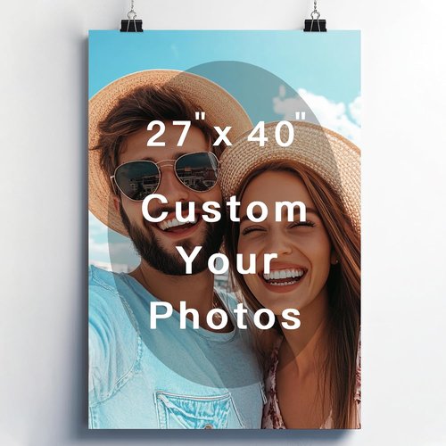 Custom Posters by [Brand Name] - Upload Your Images for Personalized 27L x 40W Prints