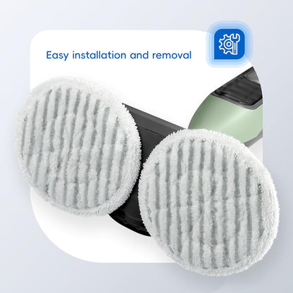 Shark 10-Pack Steam Mop Replacement Pads - Reusable, Washable for All Floor Types | Compatible with S8001, S7001, S7201, S7000AMZ, S8201