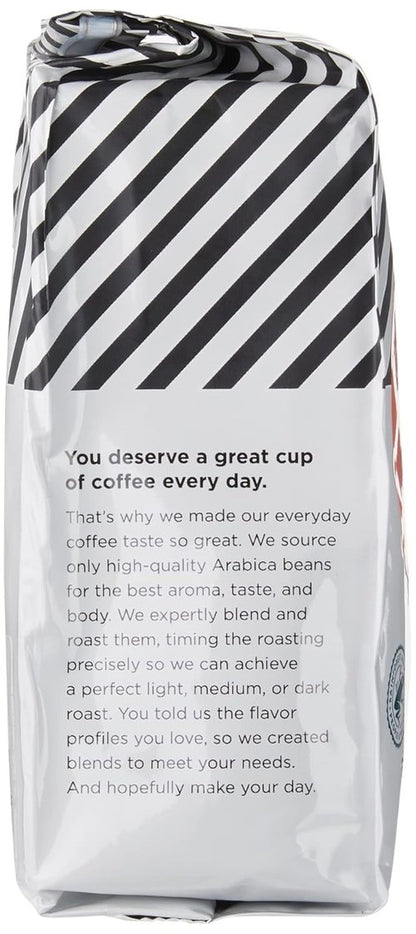 Colombia Ground Coffee by Amazon Fresh - Medium Roast, 12 Ounce Bag for Rich Flavor