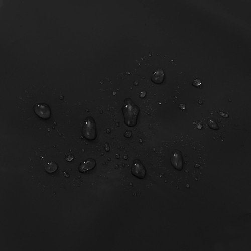Barossa Design Black Shower Curtain Liner with 6 Magnets - Waterproof Heavy Duty PEVA Shower Liner for Bathroom, 72" x 72" Standard Size, PVC Free, Metal Grommets - Black, 72x72