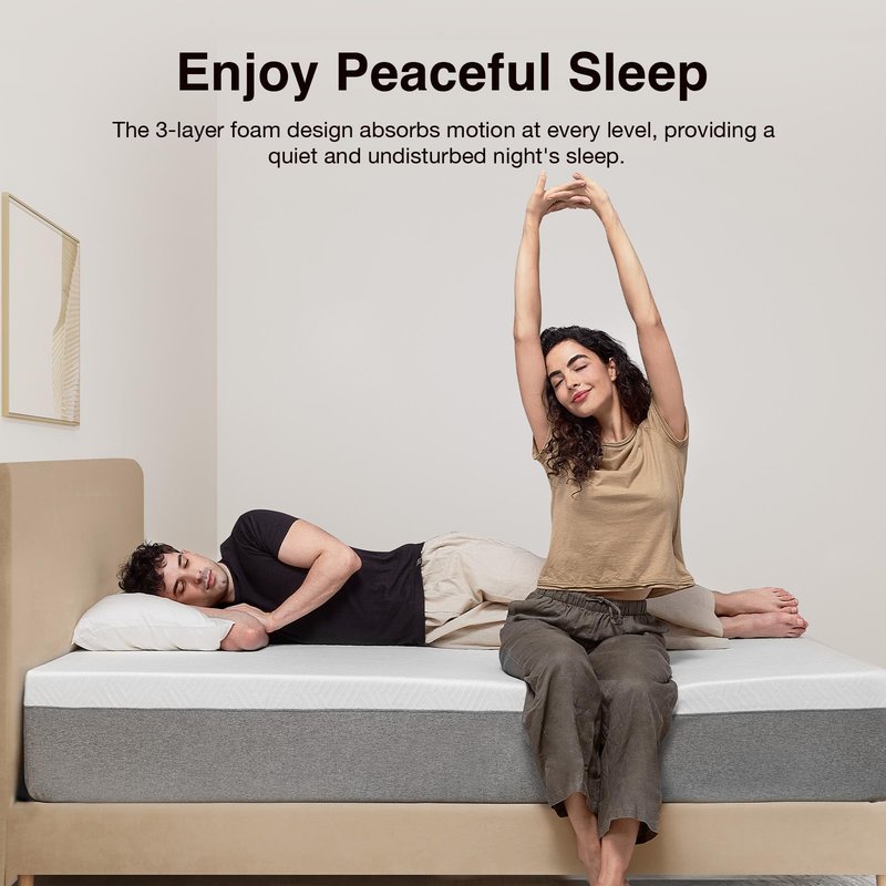 Novilla Full Mattress, 12 Inch Gel Memory Foam Full Size Mattress for Cool Night & Pressure Relief, Medium Plush Feel with Motion Isolating, Bliss