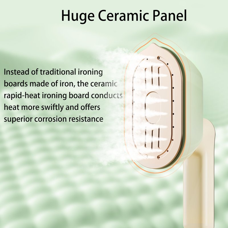 UltLegCreX Portable Travel Steamer for Clothes,800-1150w Foldable Clothes Steamer and Iron,Fast Heat Up,180° Rotatable Handle,Powerful Wrinkle Remover for Home & Travel,Large Ceramic Heat Panel