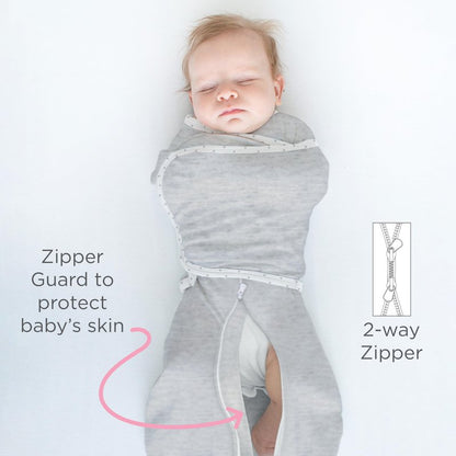 SwaddleDesigns 6-Way Omni Swaddle Sack, Arms Up Swaddle for Newborn, More Options to Calm Startle Reflex, Improves Sleep, Easy Transition Baby Sleep Sack, Small, 0-3 Mo, 6-14 lbs, Gold, Swaddle Love