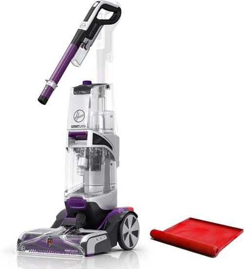 Hoover SmartWash Pet Carpet Cleaner - Automatic Deep Cleaning with Spot Chaser Wand & Storage Mat