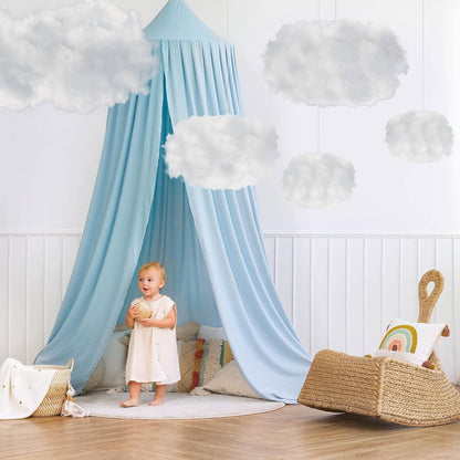ZAUGONTW Artificial Cloud Props - Imitation 3D Hanging Ceiling Decorations for Weddings & Parties | Extra Small