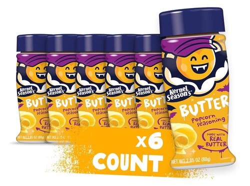 Kernel Season's Popcorn Seasoning - Butter Flavor | 2.85 Ounce Pack of 6 for Delicious Snacking