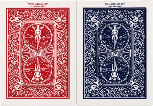Back Bicycle Playing Cards - Standard Poker Size Deck | Classic Red & Blue 2-Pack for Family Game Night