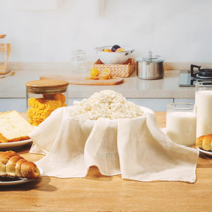 Skiennix Cheese Cloths - 4PCS 36x36 Inch Reusable Unbleached Cotton for Cooking & Cheese Making