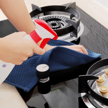 Homaxy 100% Cotton Kitchen Dish Towels - Ultra Soft & Absorbent Quick-Drying, 13x28 Inches, Navy Blue | 4-Pack