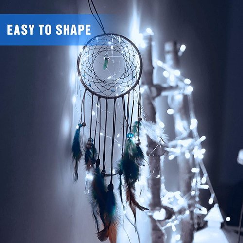 AOZOPE 20 Pack Fairy Lights - Waterproof 7ft LED Mini String Lights for Weddings & Christmas | Cool White