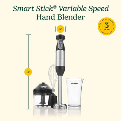 Cuisinart CSB-179 Hand Blender - Variable Speed Control | Durable Stainless Steel Design