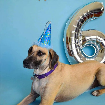 40" Silver Number 6 Balloon by Helium Foil - Large Self-Inflating Birthday Party Decoration for All Ages