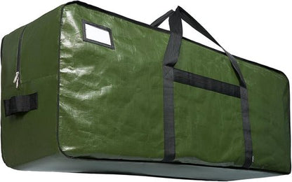HOMEST Christmas Tree Storage Bag - Zippered Design for 7.5-9 ft Artificial Trees | Durable Green Carrying Bag