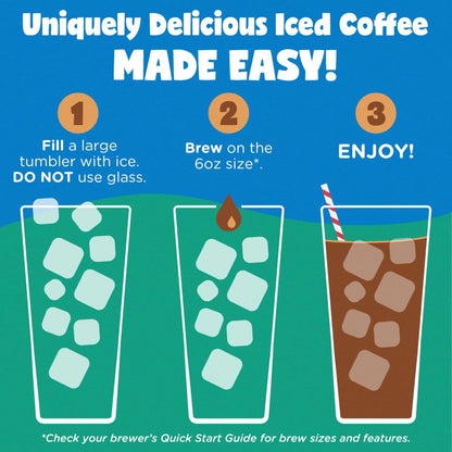 Original Donut Shop | Iced Duos Cookies & Caramel Coffee K-Cup Pods - 72 Count