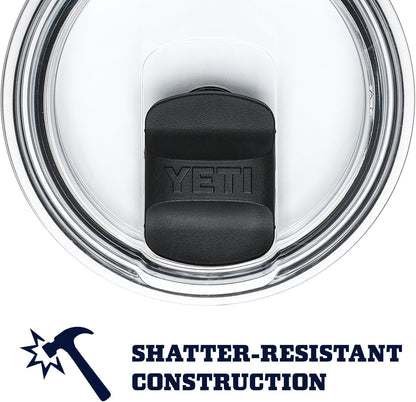 YETI Rambler 10 oz Lowball - Vacuum Insulated Stainless Steel with MagSlider Lid | Black Finish