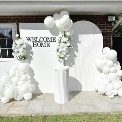 Awenztech White Balloons - 12 Inch Latex Balloons | 50 Pack for Weddings, Parties & Celebrations