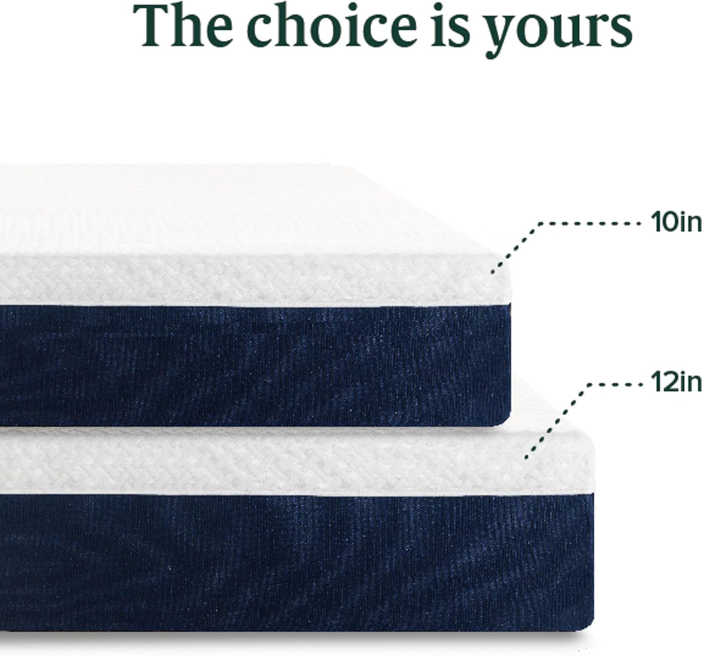 Zinus 10 Inch King Cooling Comfort Hybrid Mattress - Medium Firm, Fiberglass Free, Motion Isolation, Certified Safe Foams