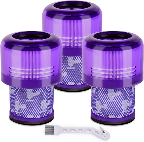 Dyson V15 Filter Replacement - 3 Pack for V15 Detect, V11 Animal & Torque Drive | High-Performance Filtration