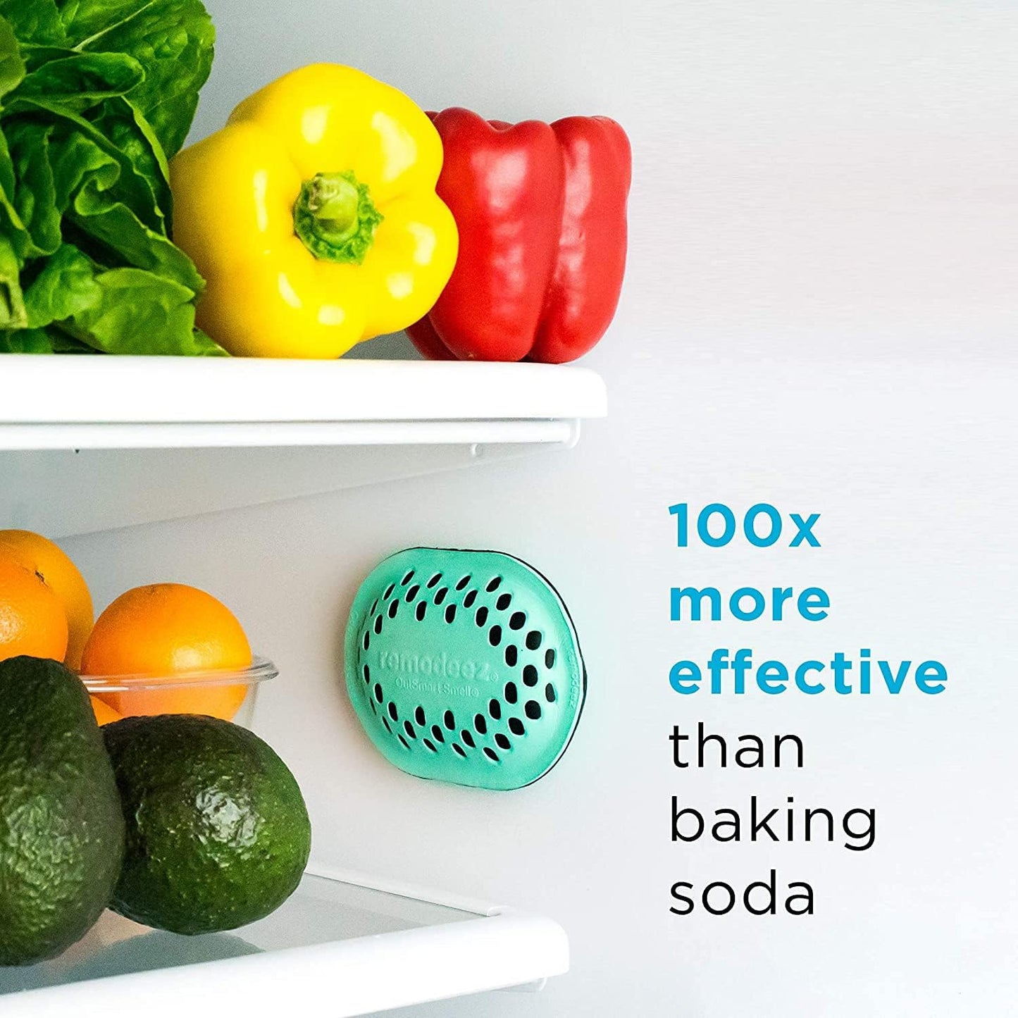 Remodeez Refrigerator Deodorizer - Activated Charcoal Odor Eliminator | Air Purifier Bags