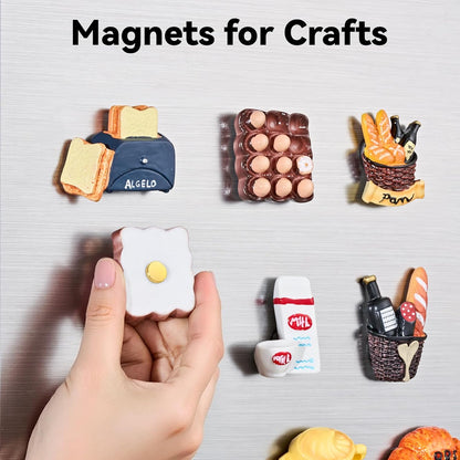 SMARTAKE Neodymium Refrigerator Magnets - 45 Pcs Small Round 10x2.6mm | Premium Multi-Use for Home, Office & School (Gold)
