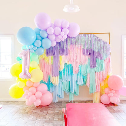 Voircoloria Light Pink Balloons - 66 Pack 12 Inch Pastel Latex Balloons for Birthday, Baby Shower & Weddings