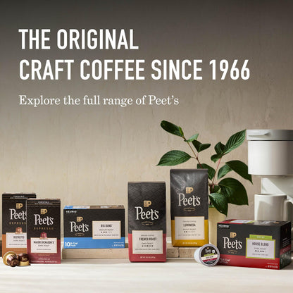 Peet's Coffee Café Domingo Medium Roast K-Cup Pods - 100% Arabica, 54 Count Box