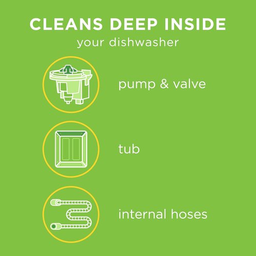 Affresh Dishwasher Cleaner - Eliminate Odor, Limescale & Grime - 6 Tablets | 6 Month Supply