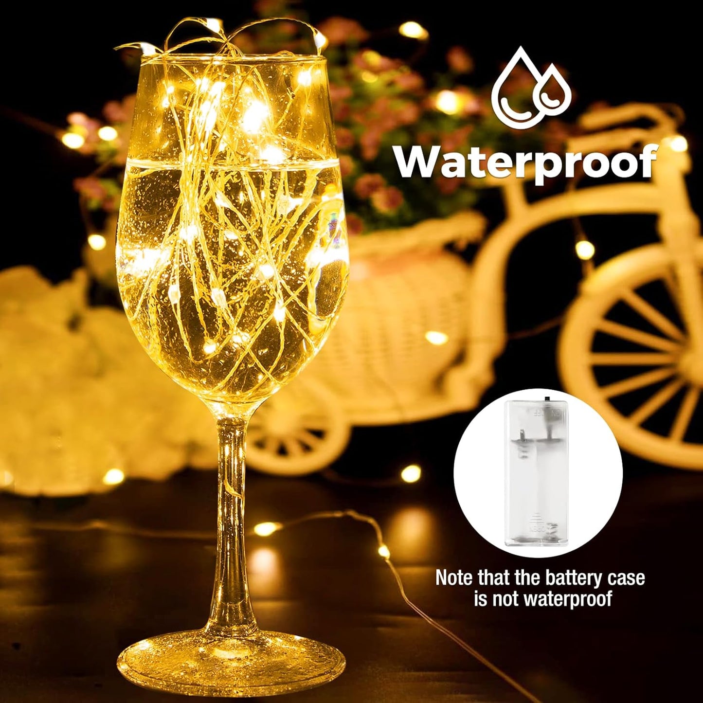 Btfarm Fairy Lights - 30 Pack Battery Operated Twinkle Lights with Timer | 10FT Length, 30 LEDs