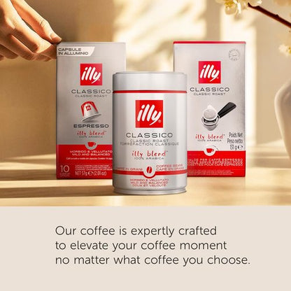 Illy Coffee K-Cup Pods - Intenso Dark Roast, 100% Arabica, Premium Italian Coffee, 32 Count