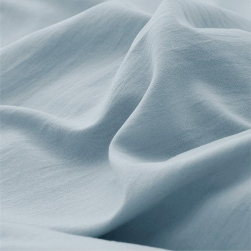 Bedsure Sky Blue Duvet Cover King Size - 3 Pieces Prewashed Cotton-Like Polyester Extra Soft Bedding Set, Includes 1 Duvet Cover 104x90 Inches with Zipper Closure & 2 Pillow Shams, No Comforter