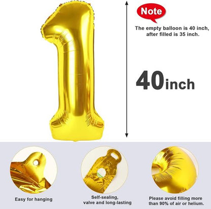 Gold 40-Inch Number 12 Balloon by [Brand Name] - Perfect for Birthday Celebrations & Events