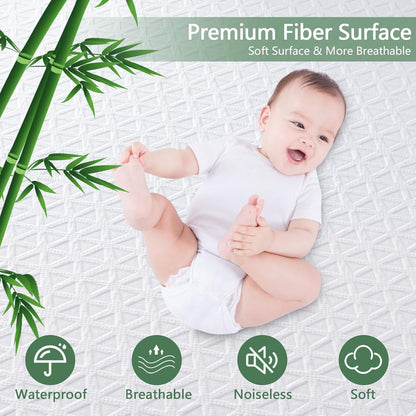 Skiennix Premium Waterproof Mattress Protector - Breathable Cooling Bed Cover | Queen Size, 8''-21'' Deep Pocket, Soft & Noiseless