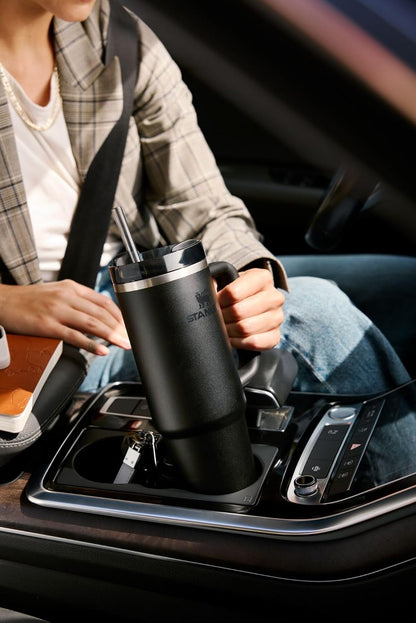 STANLEY Quencher H2.0 FlowState™ Tumbler - 30 Oz Dawn Spiral Design for Ultimate Hydration