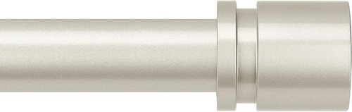 Byondeth Adjustable Curtain Rods - 16 to 170 Inches, 1 Inch Diameter, Brushed Nickel Finish