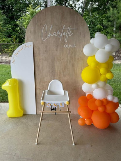 2 Numbers Balloon | 40 Inch Yellow Birthday Decor for 2nd, 12th, 21st Parties & Celebrations