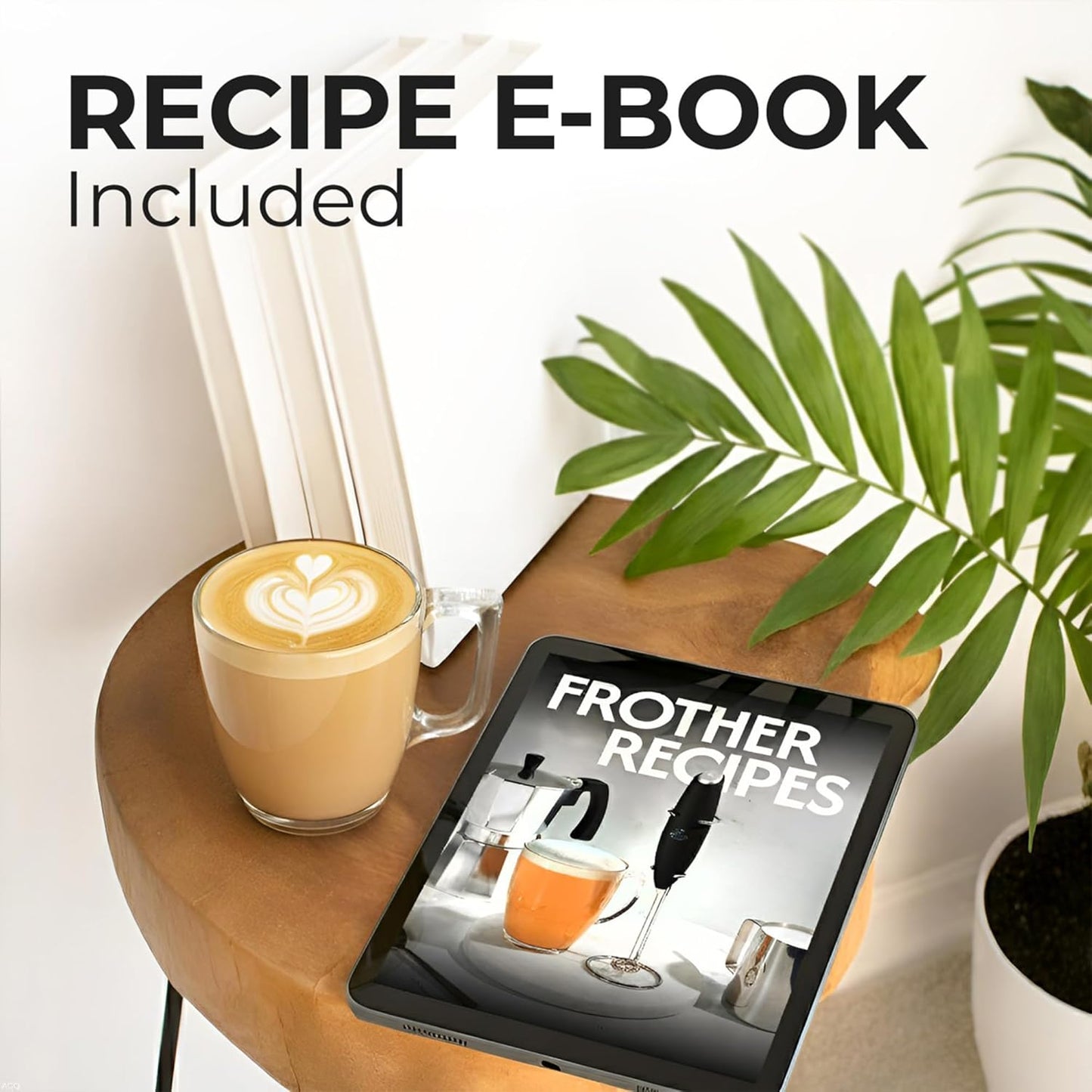Zulay Kitchen Rechargeable Milk Frother | 3 Speeds & 3 Whisk Attachments - USB Charging, Perfect for Lattes & Cappuccinos - Black Copper