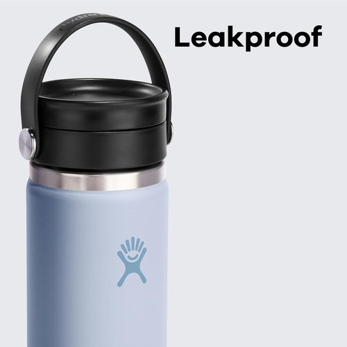 Hydro Flask Flex Sip Coffee Tumbler – Insulated Stainless Steel, Non Spill, Leak Proof Travel Coffee Cup 16 Oz Aloe Green