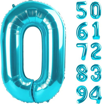 Blue 40-Inch Number Balloon by [Brand Name] - Perfect for Birthday Celebrations | Ideal for All Ages