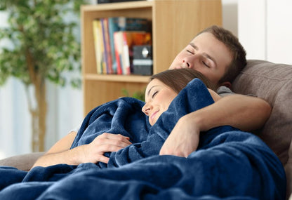 Utopia Bedding Fleece Blanket Twin Size Royal Blue 300GSM Luxury Anti-Static Fuzzy Soft Microfiber Bed Blanket (60x80 Inch)