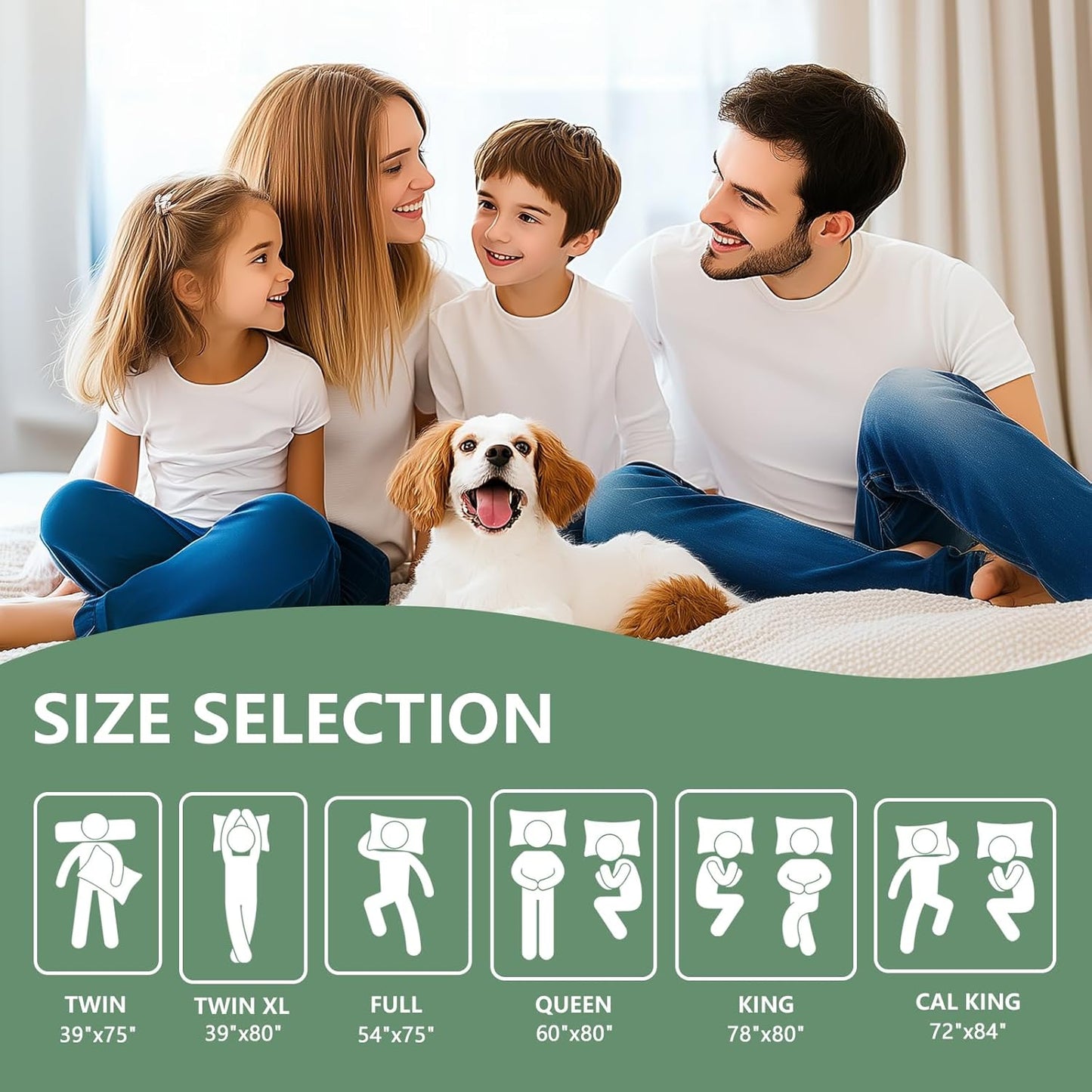 Skiennix Premium Waterproof Mattress Protector - Breathable Cooling Bed Cover | Queen Size, 8''-21'' Deep Pocket, Soft & Noiseless