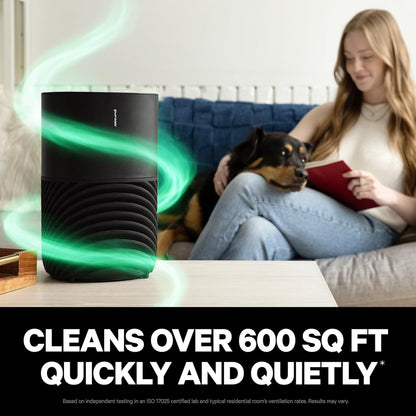 PuroAir 130 HEPA Air Purifier for Home & Pets - Filters 99.9% of Pollutants | Covers 600 Sq Ft