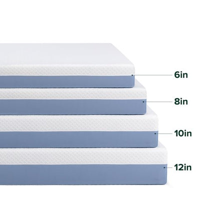 Zinus 8 Inch Full Cooling Essential Memory Foam Mattress [NewVersion], Fiberglass Free, Medium Feel, Breathable Cooling Layers, Certified Safe Materials