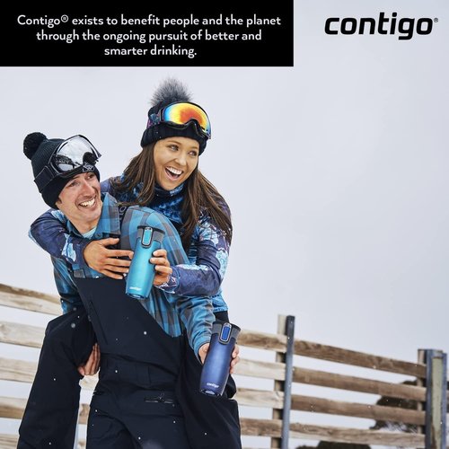 Contigo West Loop Travel Mug - Stainless Steel Vacuum Flask | Leakproof & BPA-Free Easy-Clean Lid