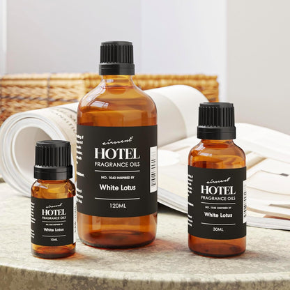 AirScent Hotel Diffuser Oil No. 1042 | Premium Fragrance Inspired by The White Lotus - 30 mL Glass Bottle with Dropper