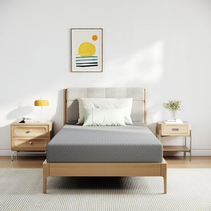 Novilla Twin Mattress for Kids, 5 Inch Twin Size Mattresses with Gel-Infused Memory Foam & Pressure-Relieving Foam for Cool Touch & Edge Support Mattress in a Box CertiPUR-US Certified