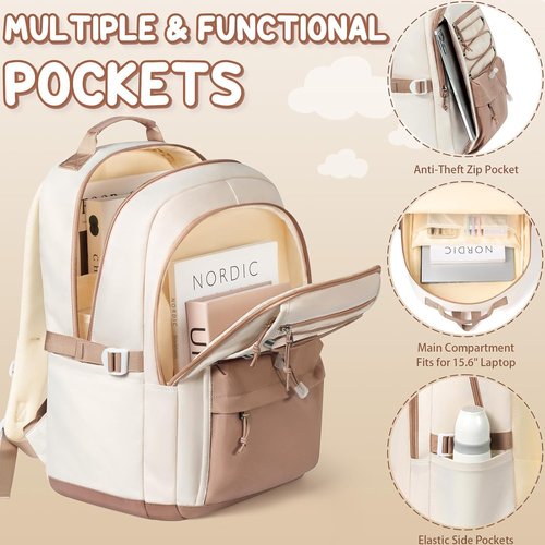 Fimibuke Kids Backpack - 3-Piece Waterproof Set with Lunch Box & Pencil Case | Lightweight Bookbag for School