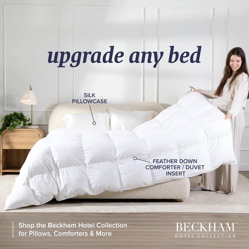 Beckham Hotel Collection Silk Pillow Case with Zipper, 100% Mulberry Silk Pillowcase for Hair & Skin, 22 Momme 6A Grade, Oeko-TEX Certified, 1PC, Queen, Cherry Pink